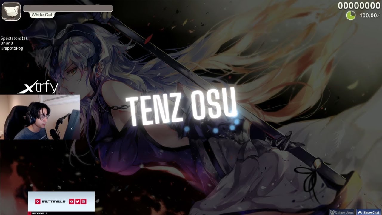 TenZ Plays Osu