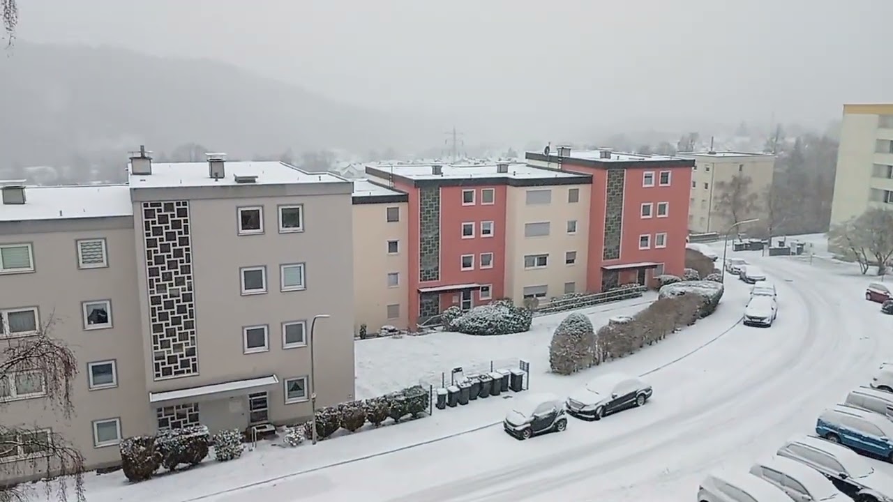 26.1.2026. VB Tief bringt Neuschnee in Meschede und HSK.🌨️❄️