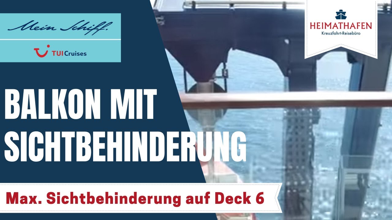 Mein Schiff 1 | Balkonkabine mit Sichtbehinderung 6081