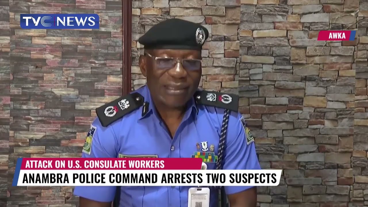 Anambra Police Command Arrest Two Suspects Linked With The Attack On US Consulate Workers