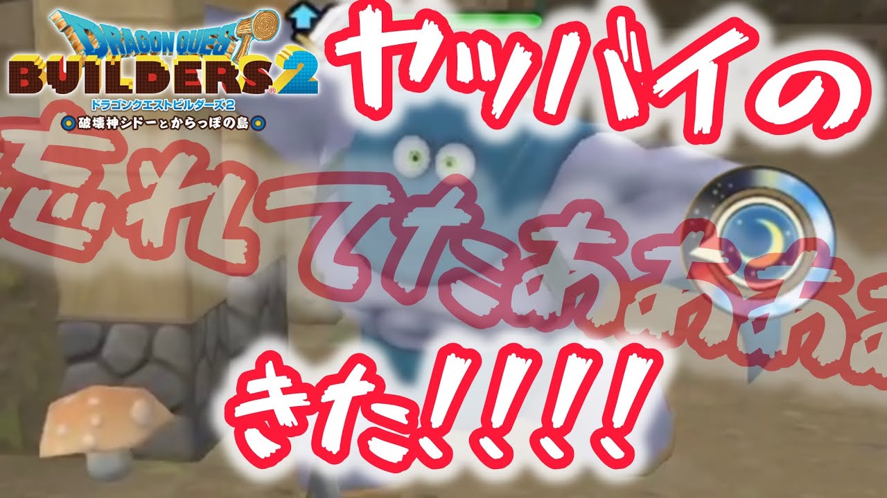 【ドラゴンクエストビルダーズ2】夜はコイツが湧くんだっけ・・・