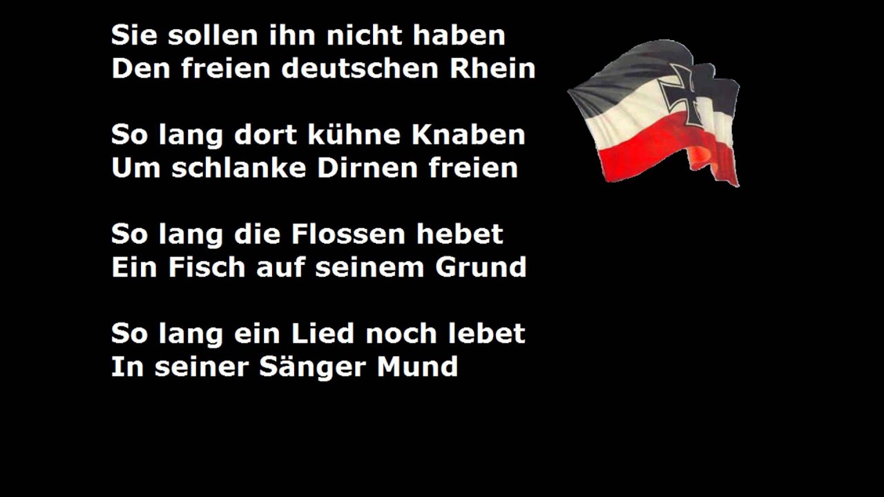 Rheinlied - Sie Sollen ihn nicht haben.wmv