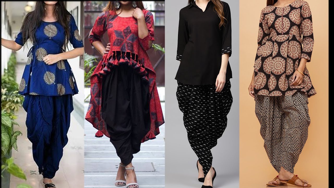 Dhoti pants with kurta for girls