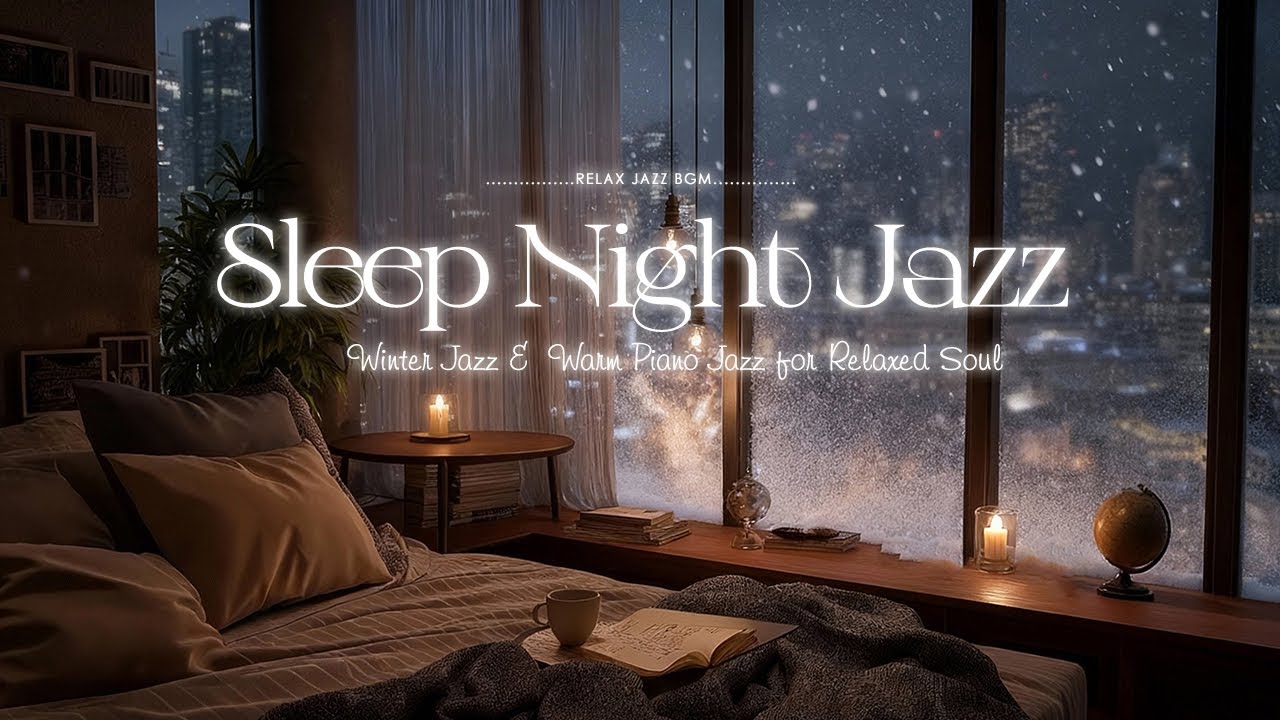 Gentle  Winter Jazz Instrumental ❄️ Soft Winter  Piano Jazz & Relaxing Jazz Background Music