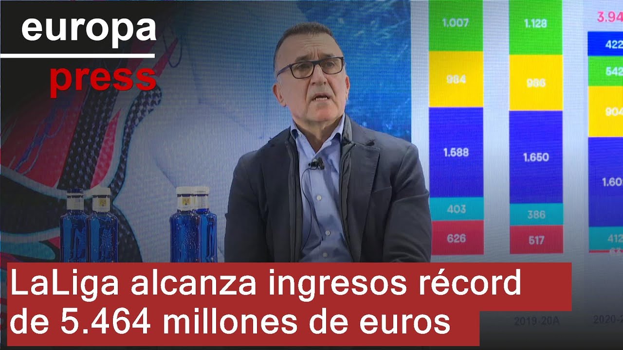 LaLiga bate récord de ingresos con 5.464 millones de euros y de asistencia a estadios