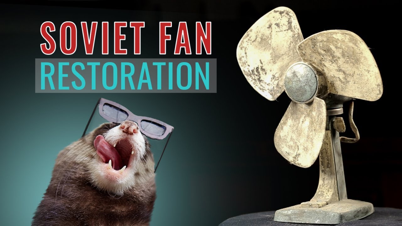 Simple Restoration of an Old broken USSR Fan
