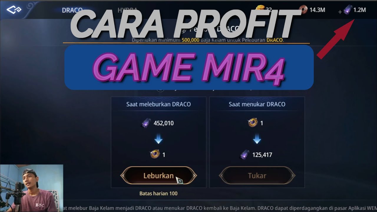 Cara Withdraw WEMIX/DRACO ke Rupiah Via Indodax-Mir4