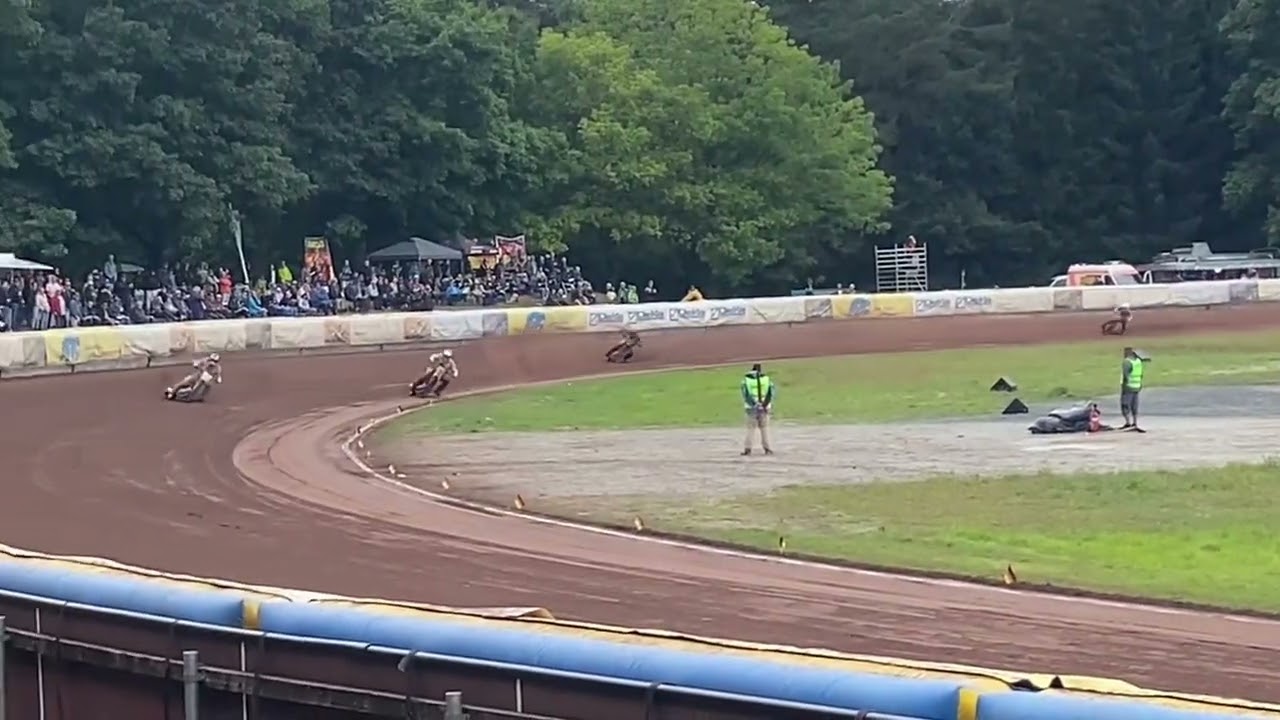 Schee&szlig;el Langbahn WM 25 Heat 10 Harris, Smolinski, Mulford, Aarnio, Kruit Longtrack WC