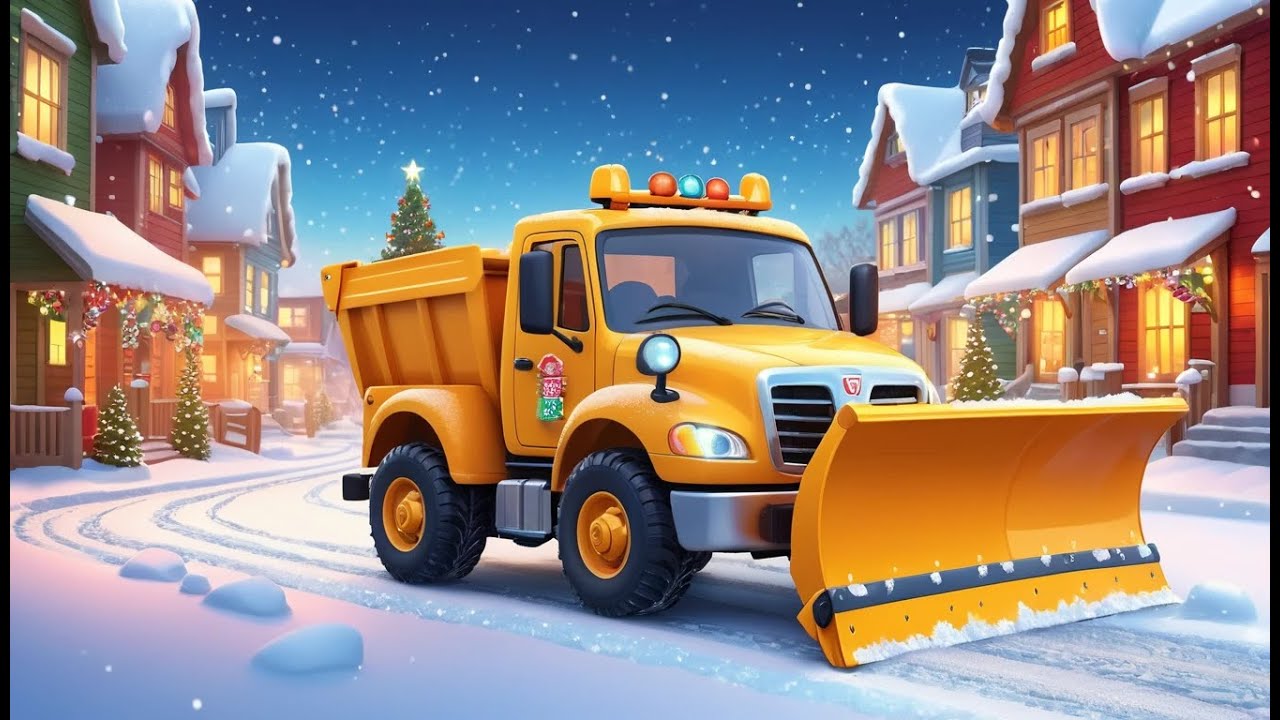 Snow Plow New Year Snowy Day | Fun Learning & Celebration Song for Toddlers