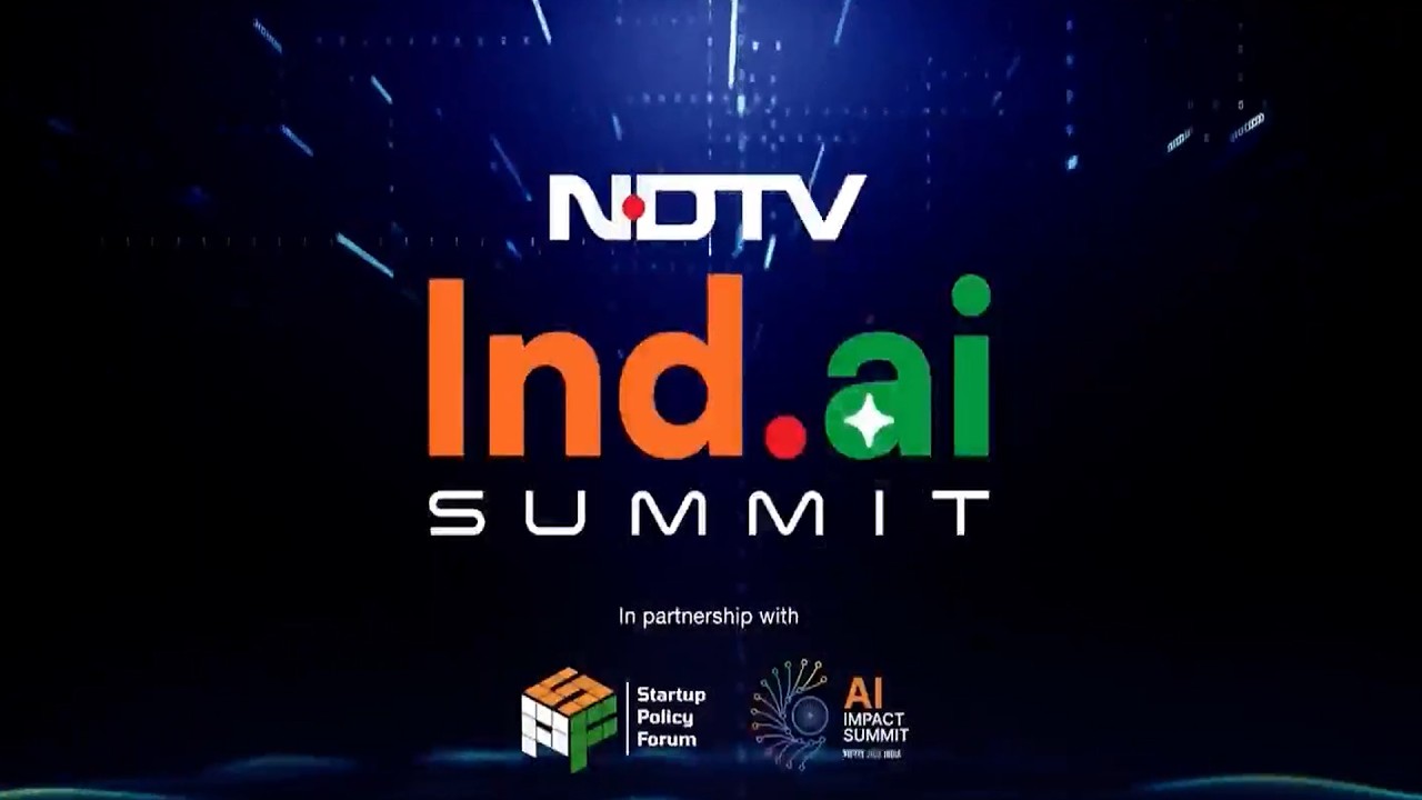 NDTV IND.AI Summit | Future Of AI: Big Minds Converge On India's Biggest Platform