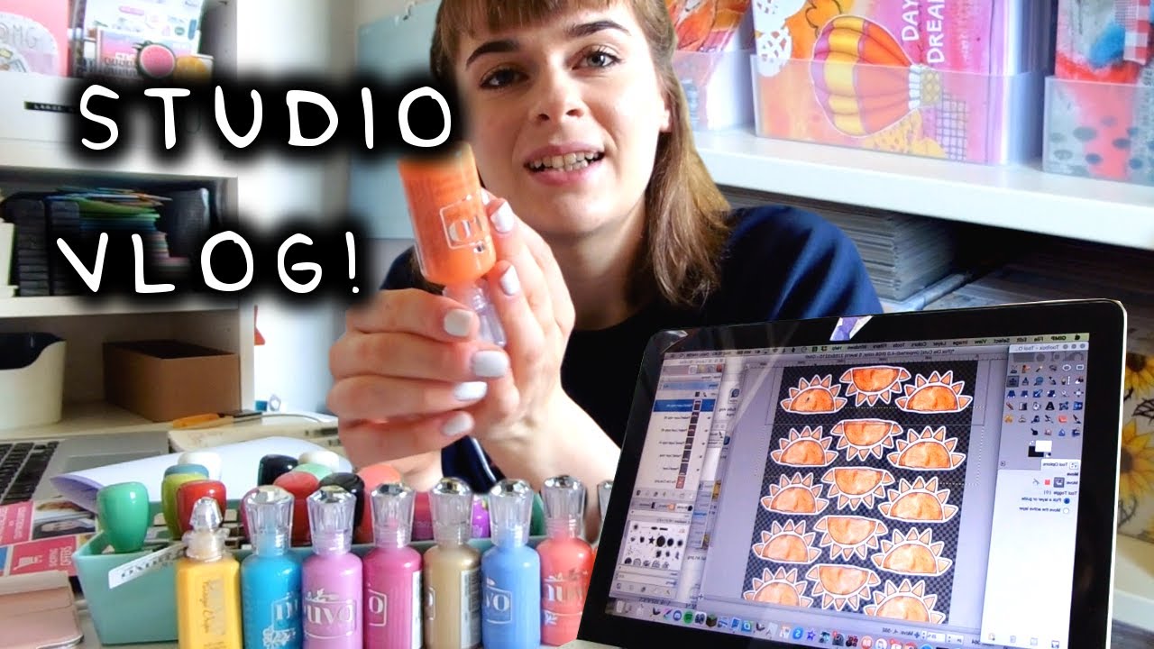 Creating Die Cut Ephemera & Craft Stash Haul! | Studio Vlog | AD