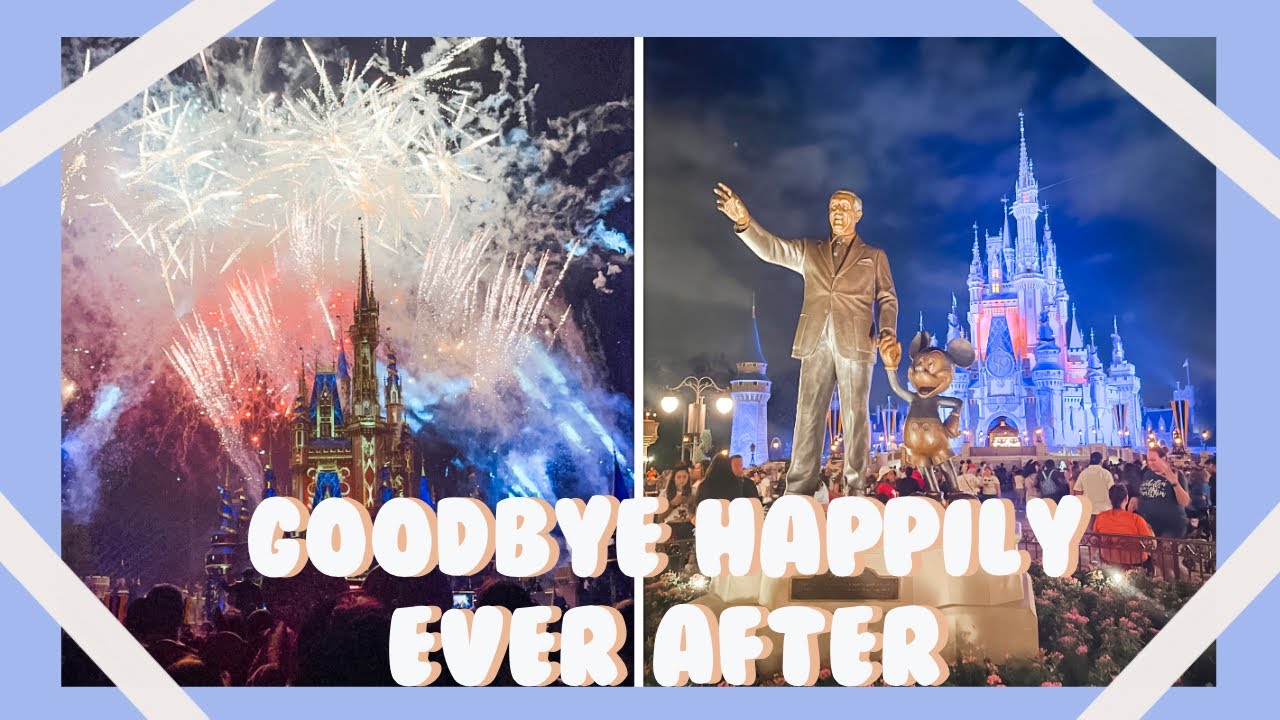 our last time seeing happily ever after & i cried lolz | Disney World September 2021