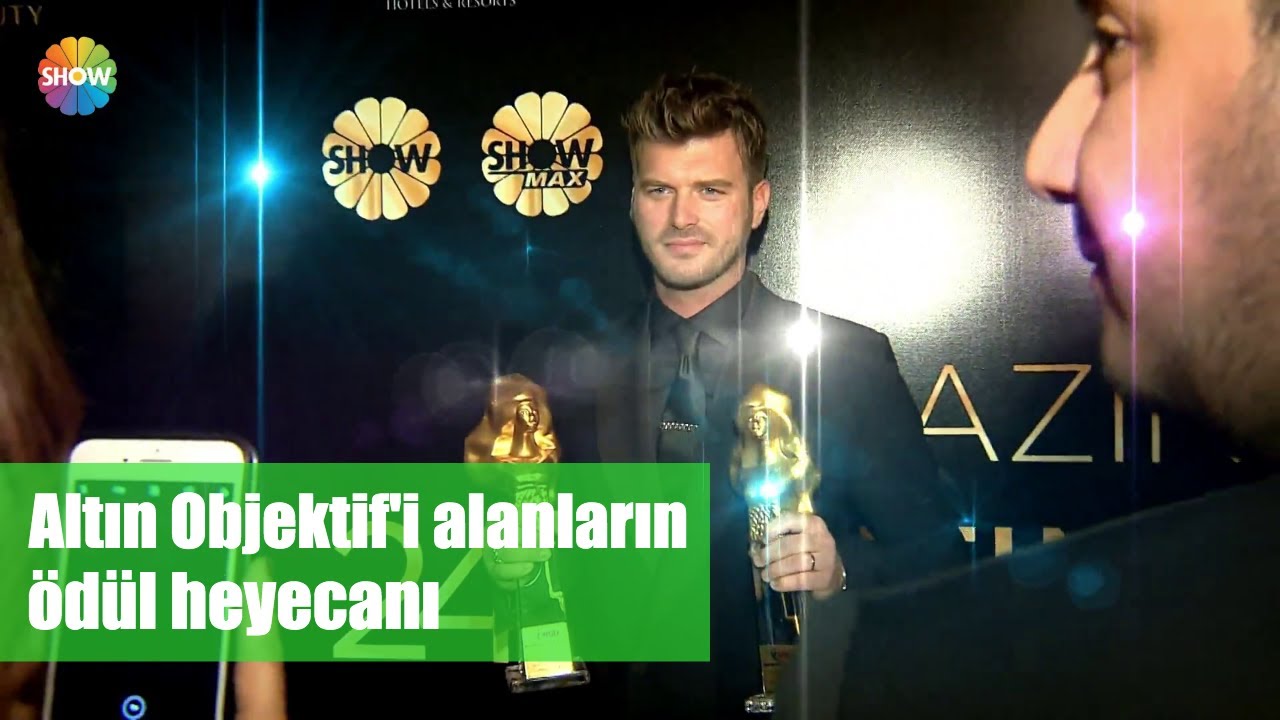 Altın Objektif'i alanların ödül heyecanı