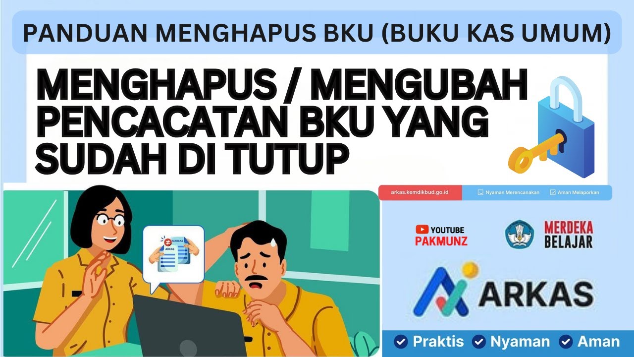 Cara Menghapus BKU ARKAS 4 Yang Sudah Ditutup ⁉️