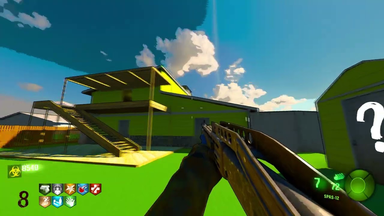 BO3 Zombies Custom Map: Fake Town with Weapon & Perk Mods