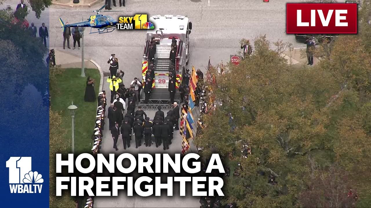 LIVE: Funeral procession honors Firefighter Rodney W. Pitts III - wbaltv.com