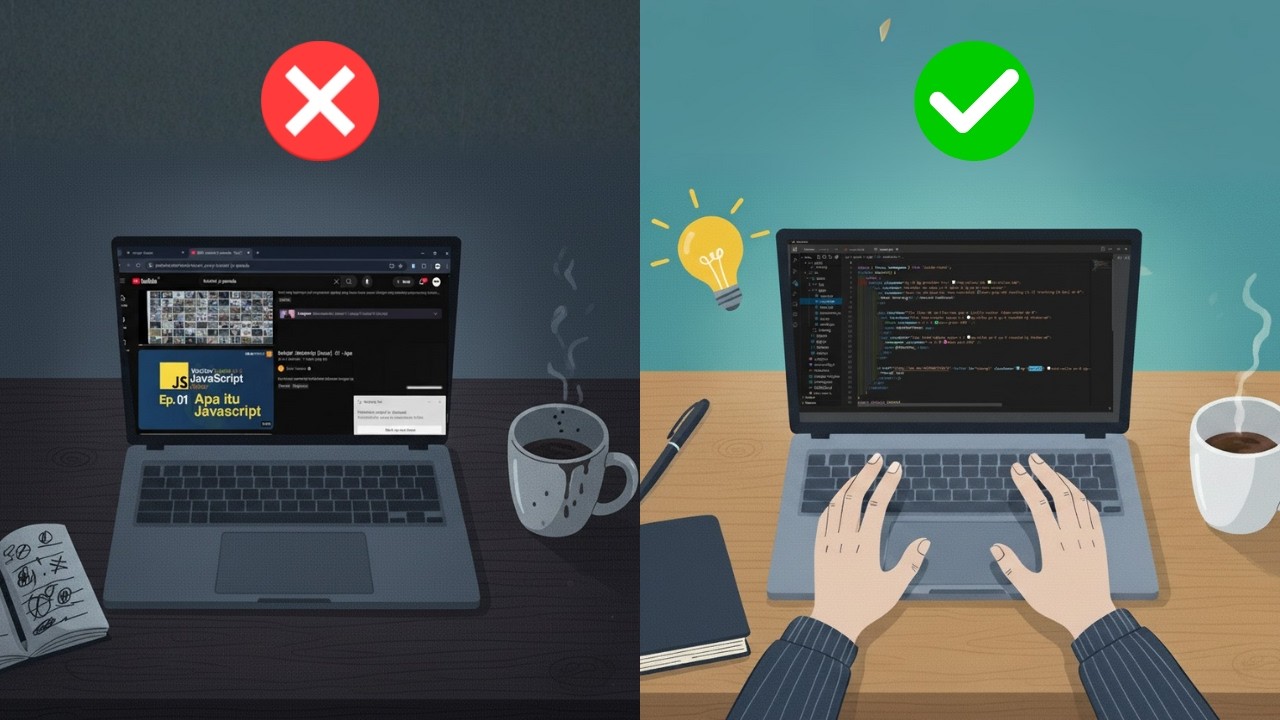 STOP Nonton Tutorial! Ini Cara Cepat Belajar Coding yang Benar