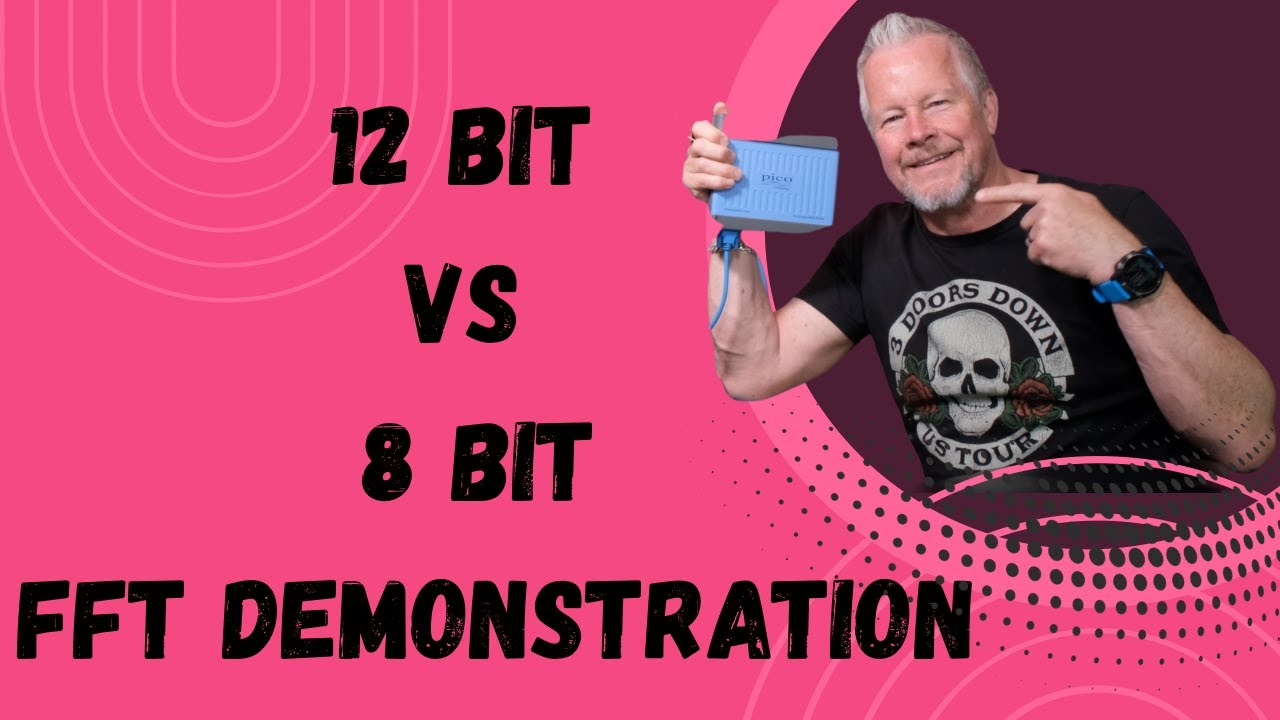 12 Bit vs 8 Bit FFT Picoscope Demonstration 80 dB resolution? #Rigol #unitrend #12bitoscilloscope