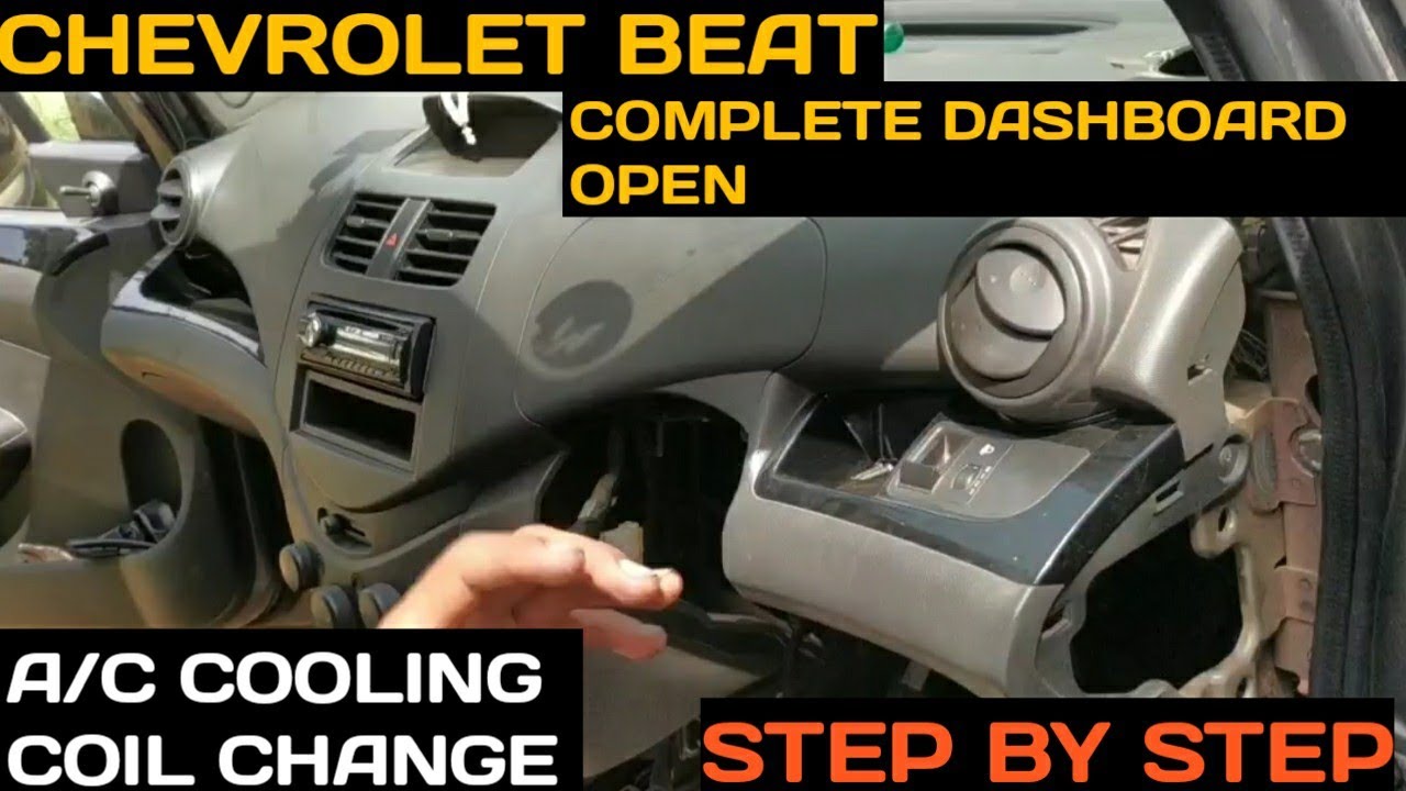 Chevrolet Beat Dashboard open &cooling coil change (part 1)