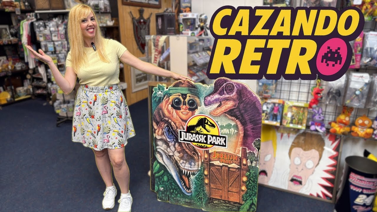 ¡Este centro comercial está LLENO de juguetes vintage y tesoros retro!