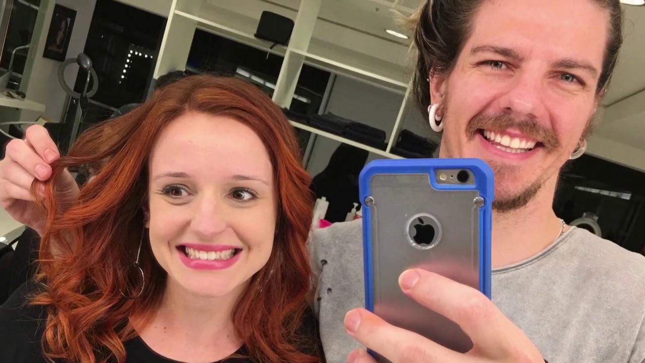 Como fazer Mechas em cabelo ruivo Lucas Possetti igora fashion lights