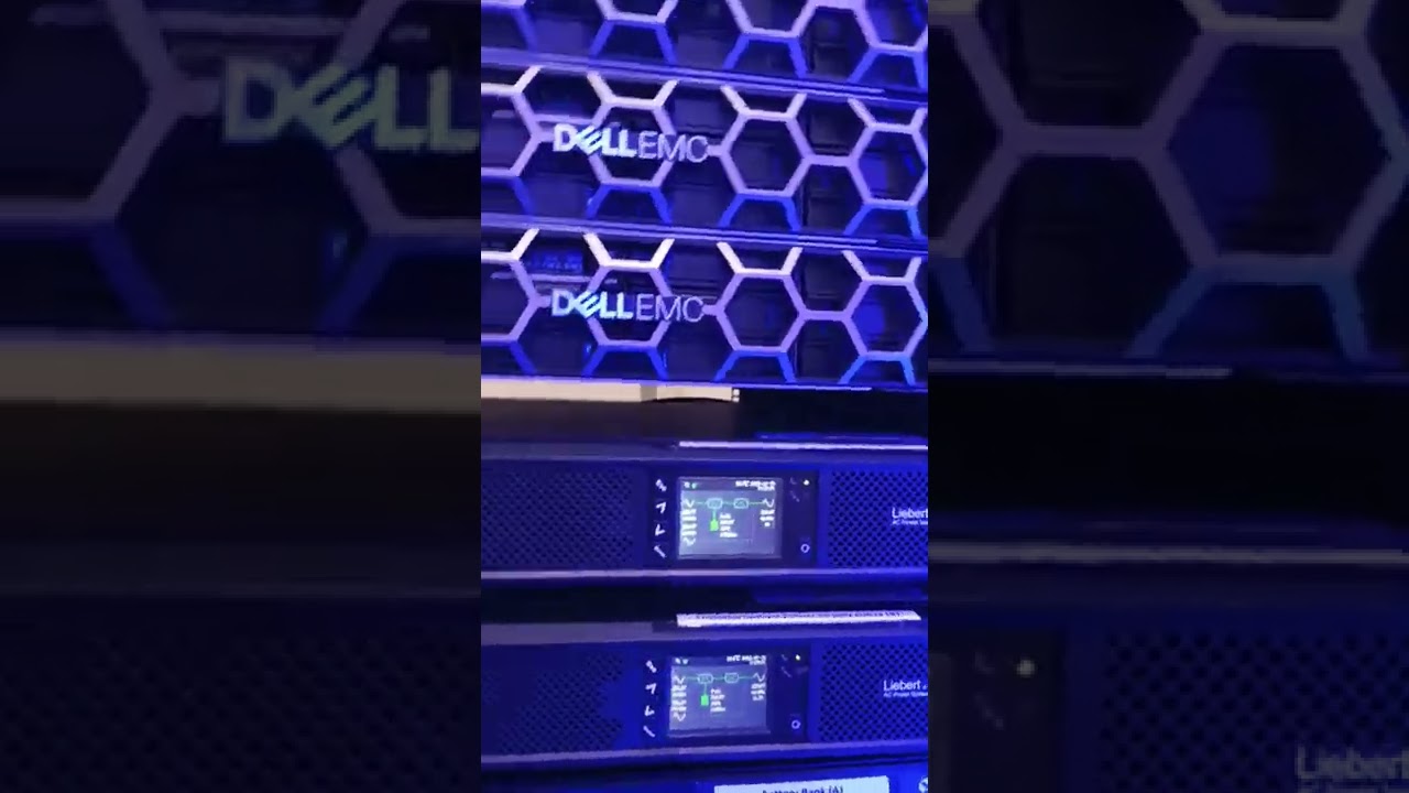 vertiv server rack with ups
