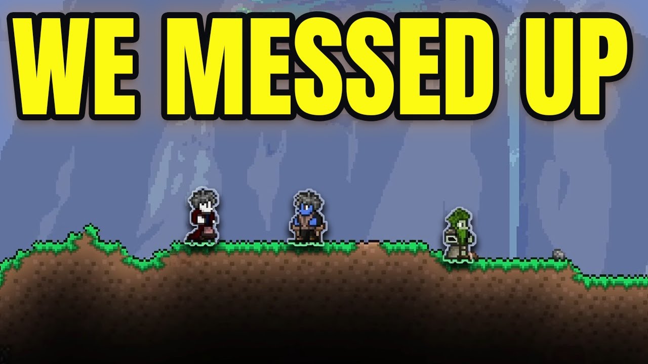 Мой первый час в Terraria (мод Fables) пошёл не так…