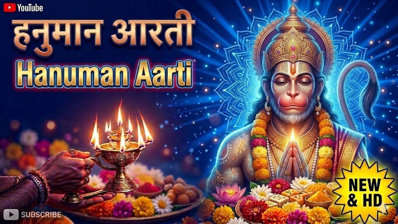 Shri Hanuman Aarti | हनुमान आरती | Listen Every Morning for Protection & Strength ✨ #HanumanAarti