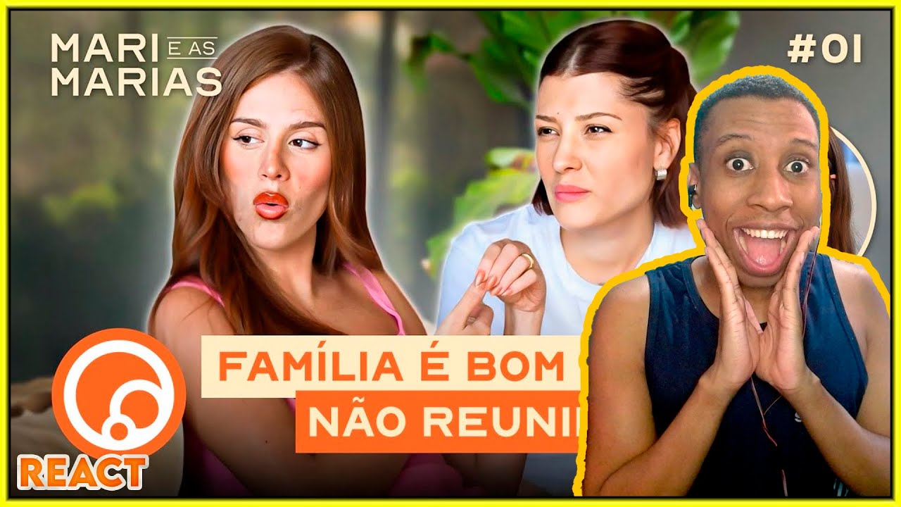 Jeff Mattias reagindo a MARI E AS MARIAS EP1 - Drama, reunião de família e reencontro com Vivian