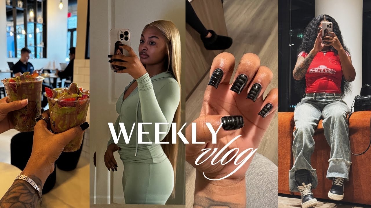 WEEKLY VLOG | self care + blondes have more fun +  trying new foods + self date + etc.