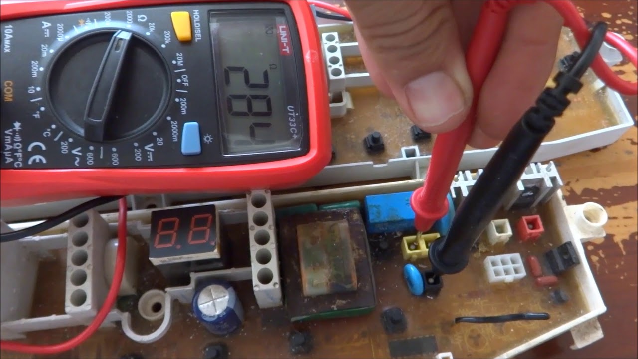 TARJETA ELECTRONICA LAVADORA LG Y SAMSUNG PRUEBA DEL TRANSFORMADOR Y ENCENDIDO