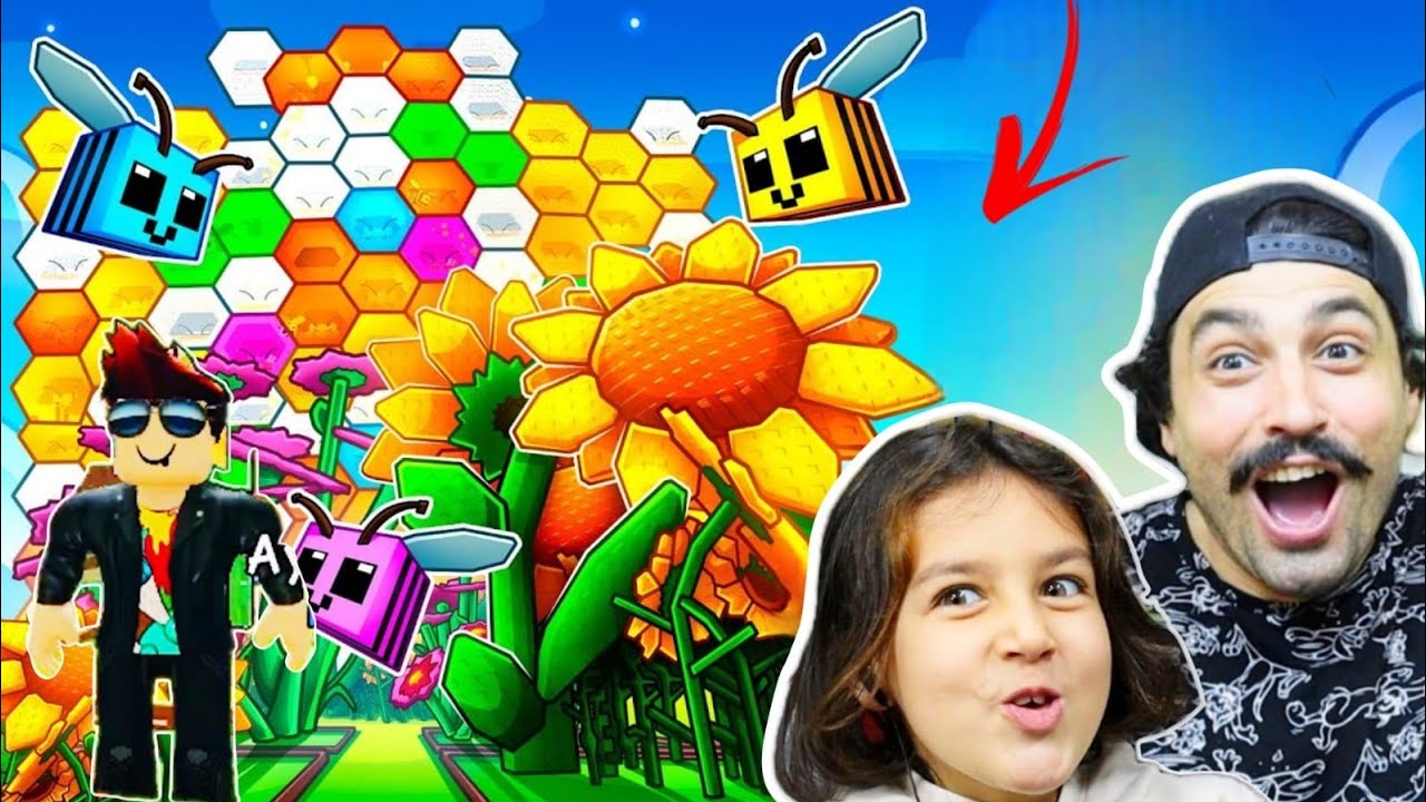 BAHÇEMİZİ ARILARLA DOLDURDUK 😱 ROBLOX Build A Beehive