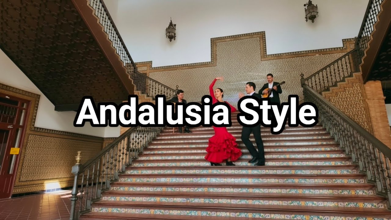 Flamenco Andalusia Style 🇪🇸 | Spanish, guitar, According & Voline | Plaza De Espana
