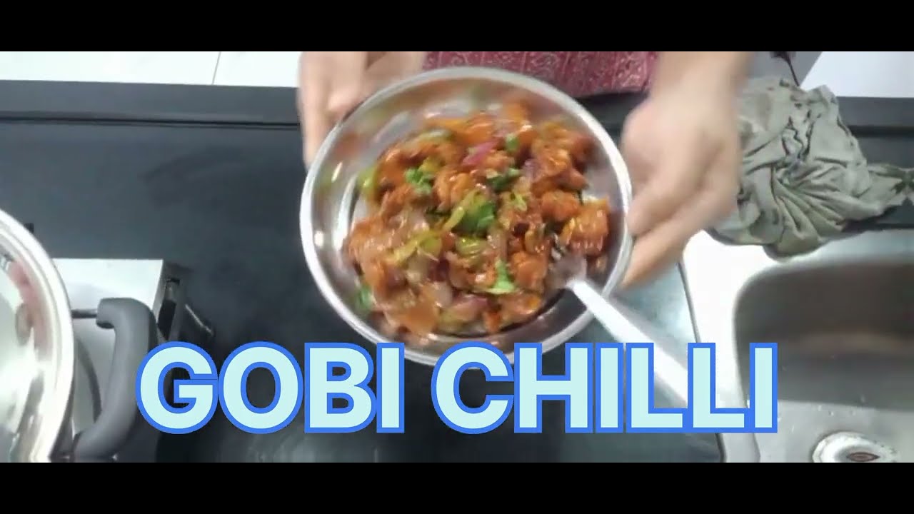 Crispy gobi Chilli Home Style recipe