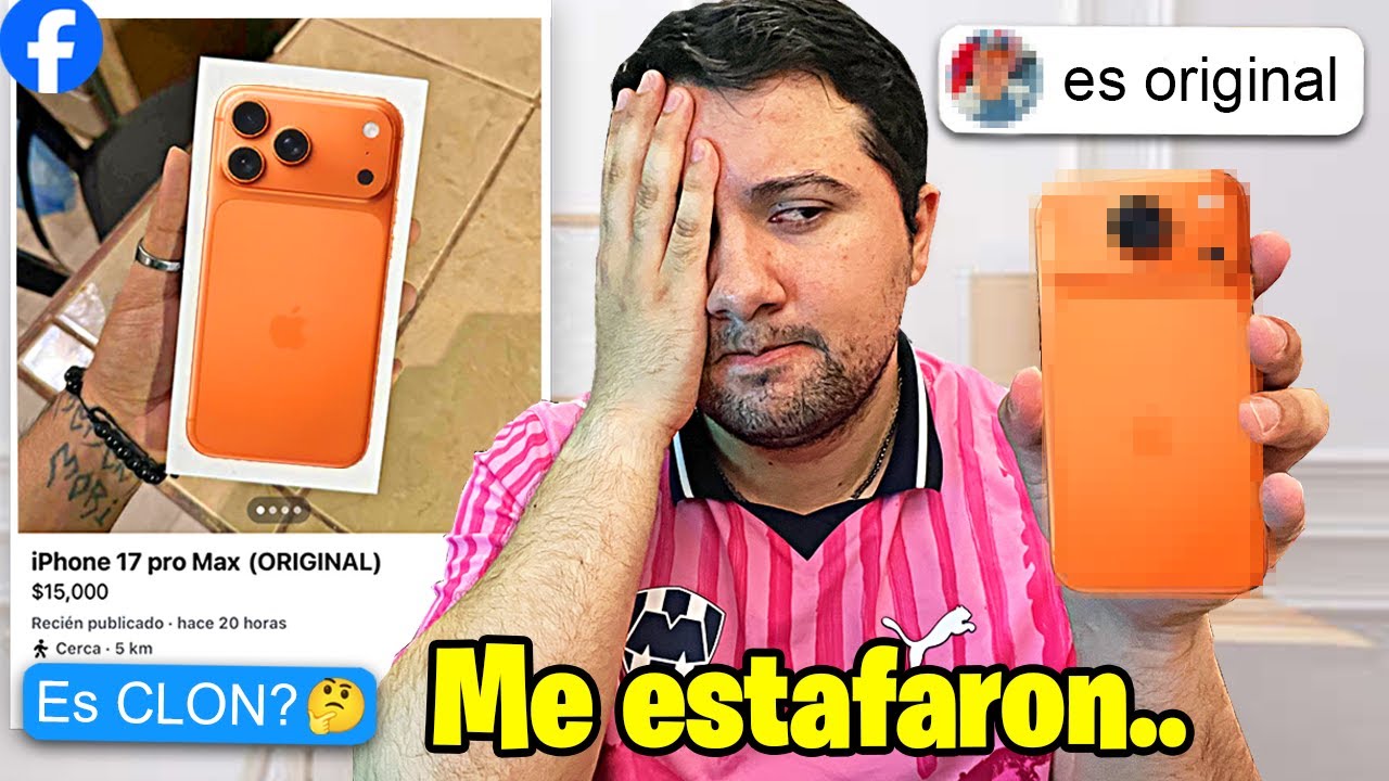 Este IDIOTA me vendió un IPHONE 17 y me ESTAFÓ😥.. (Facebook Marketplace)