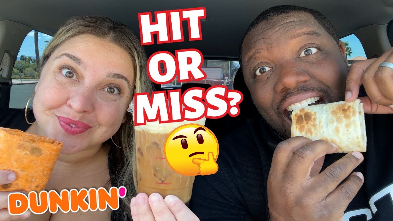 Trying Dunkin Donuts NEW Menu Items!
