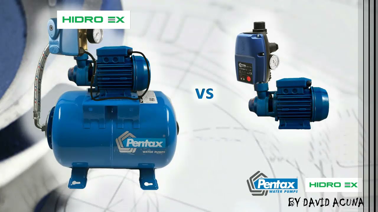Sistema Hidroneumaticos vs Presurizador Hidromatic H2 Pentax
