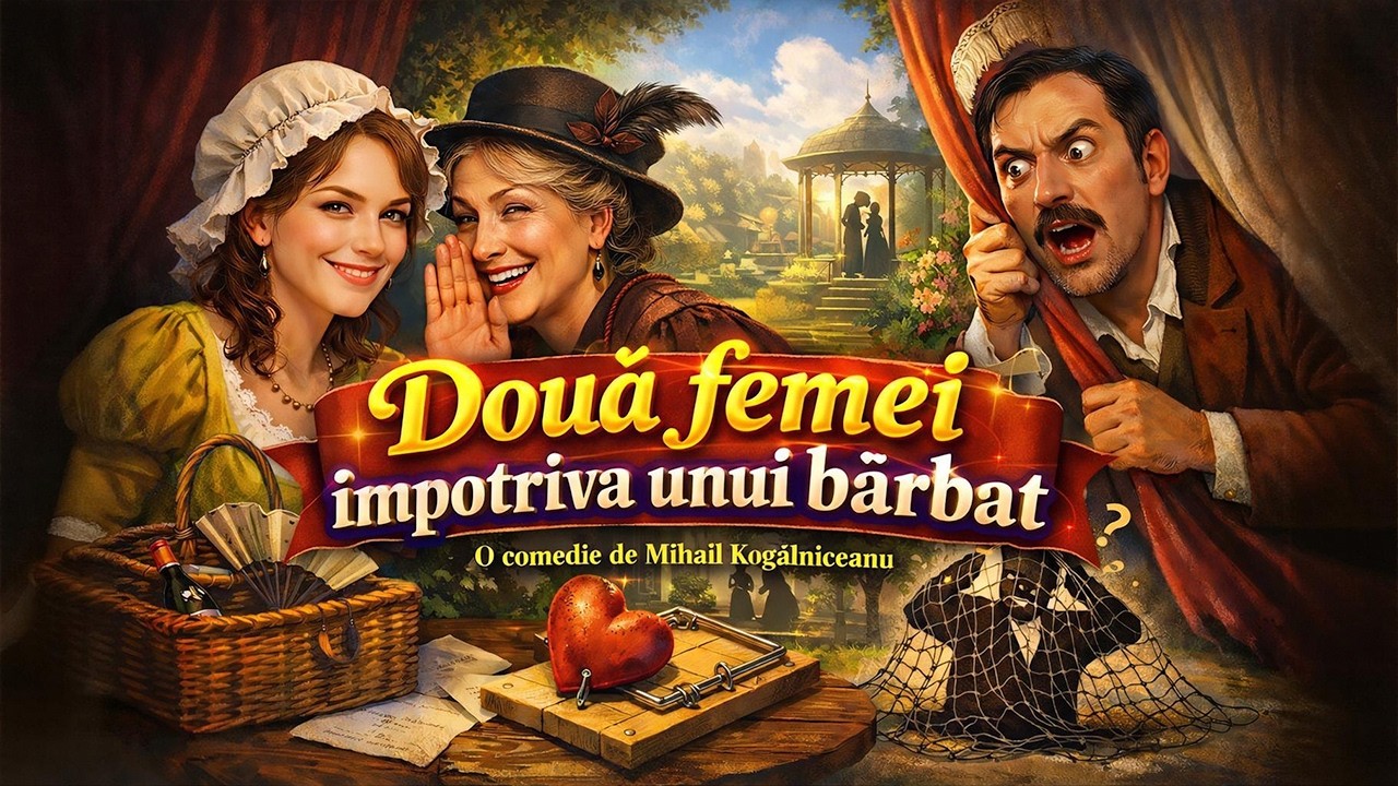 Două femei împotriva unui bărbat - o comedie de Mihail Kogălniceanu | Teatru pe Vinil