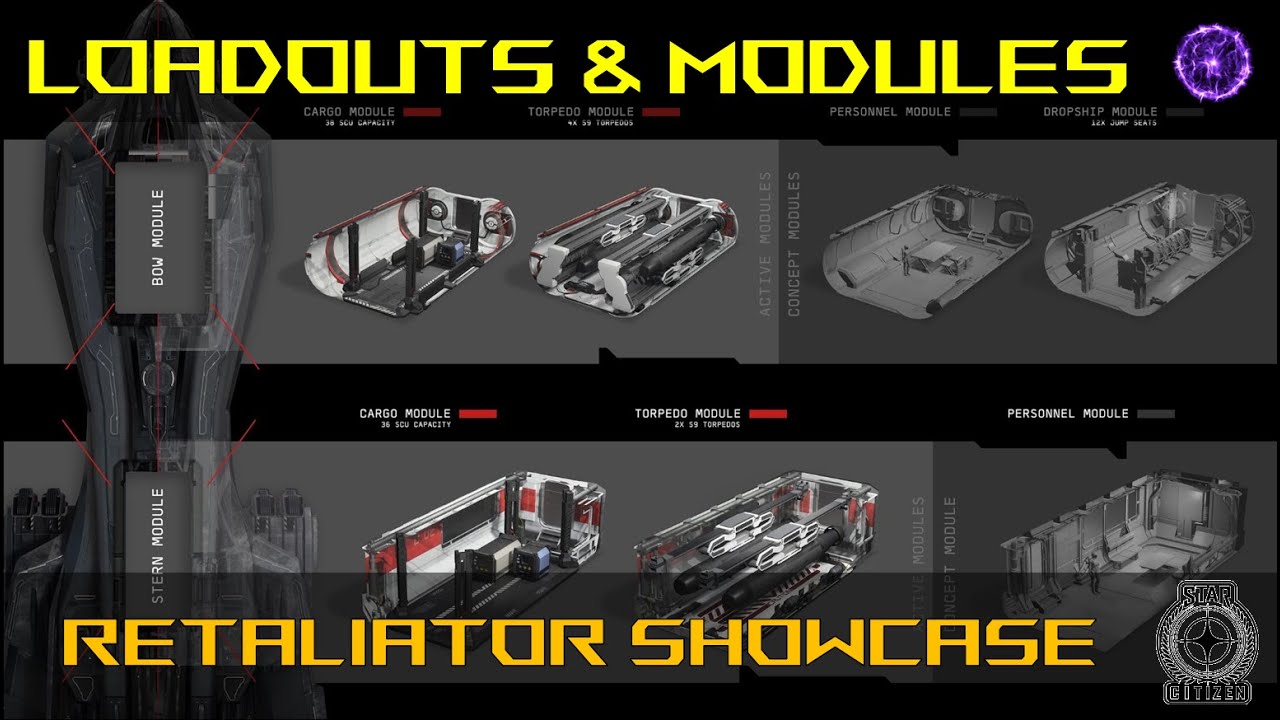 Star Citizen Tutorial: Ship Loadouts & Modules with Retaliator Showcase