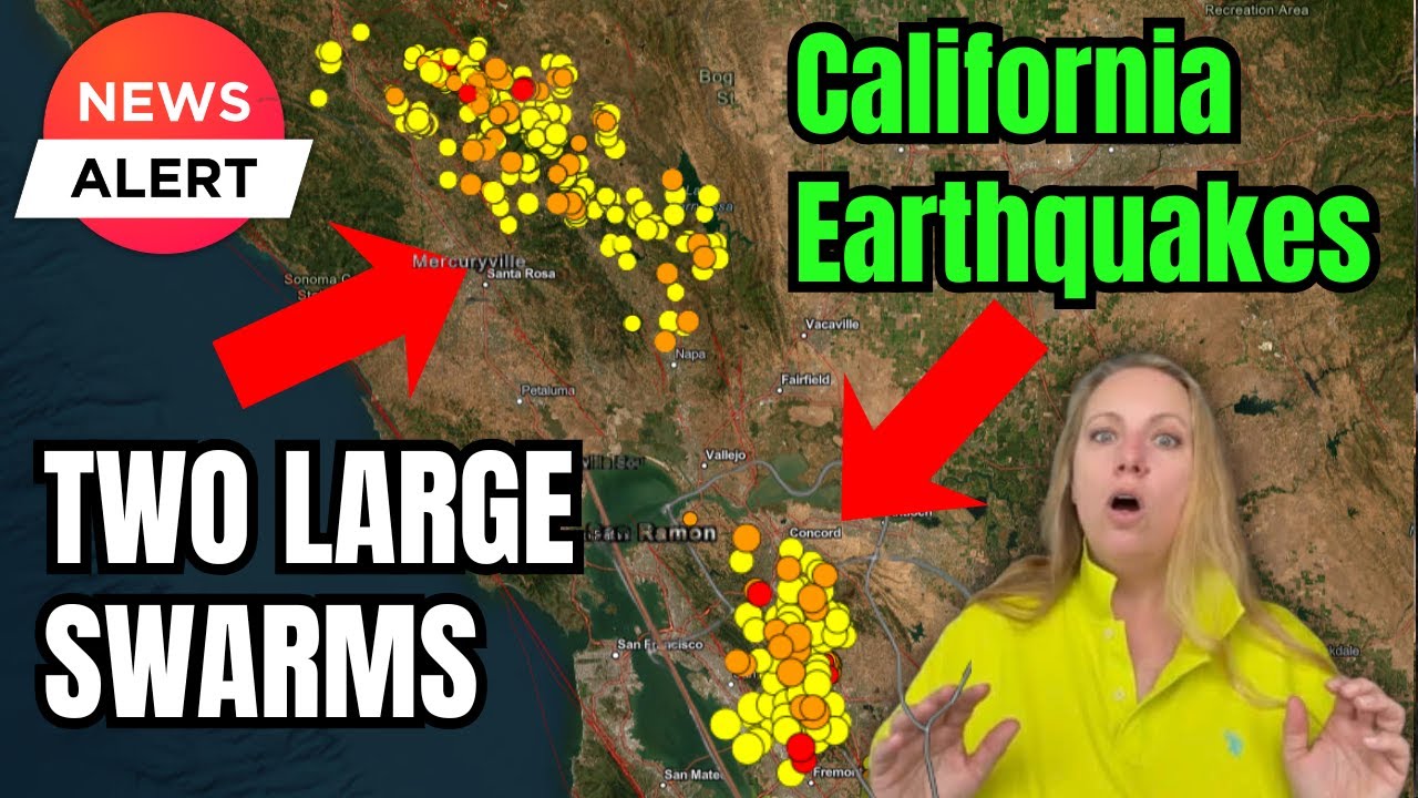 IS IT STARTING ??? San Francisco East Bay AND the Geysers ARE SHAKING at the SAME TIME !! #theBigONE