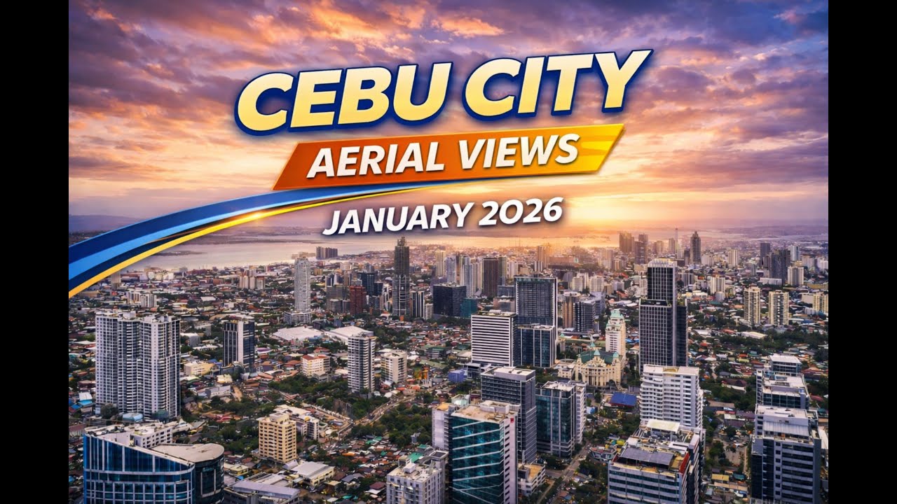 Cebu City Aerial Views | Stunning Skyline Drone Footage (January 2026)
