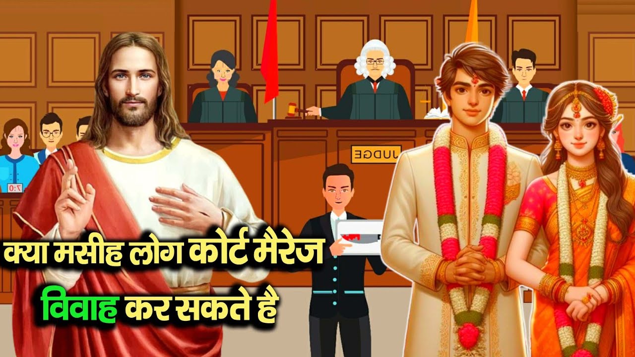 Kya Masih Log Court Marriage Kar Sakte Hain | बाइबल के अनुसार विवाह क्या है @hindibiblegyan