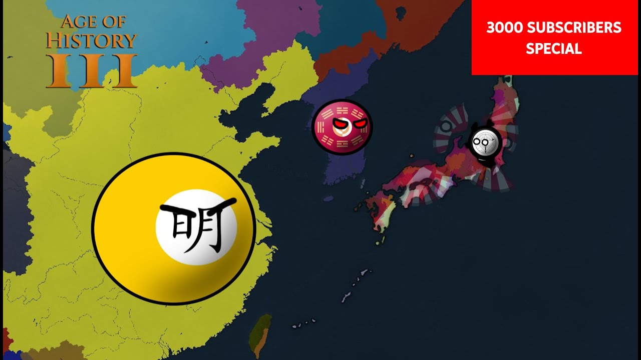 Forming Japan in 1440 be like | Age of History 3 | Diamek [3000 SUBSCRIBERS SPECIAL]