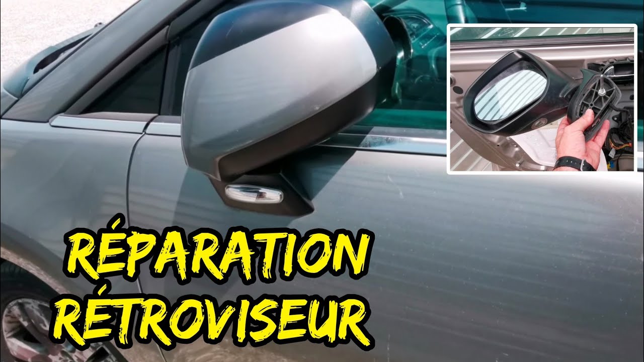 Réparation Rétroviseur Peugeot Citroen rétro 5008 4008 3008 2008 508 Picasso ds7 ds5 ds4 ds3 etc...