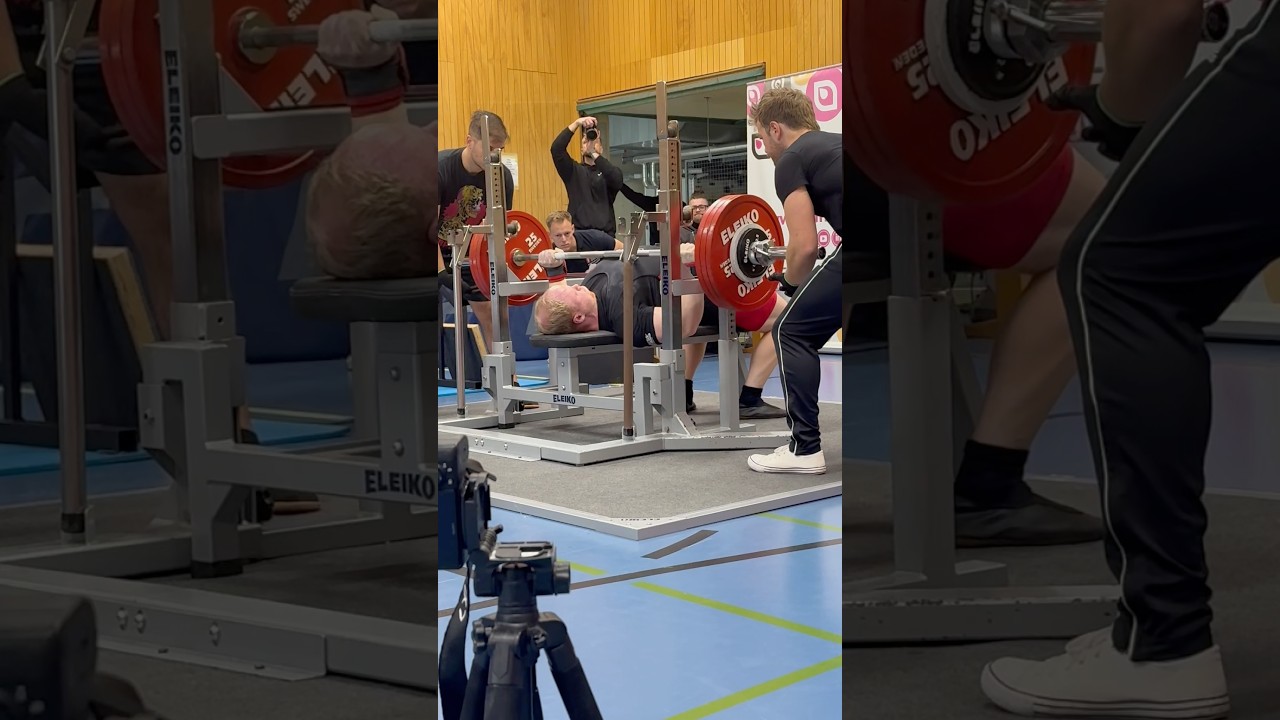 Matthias Wallner | Staatsmeisterschaft Bankdr&uuml;cken 2024 | 190kg