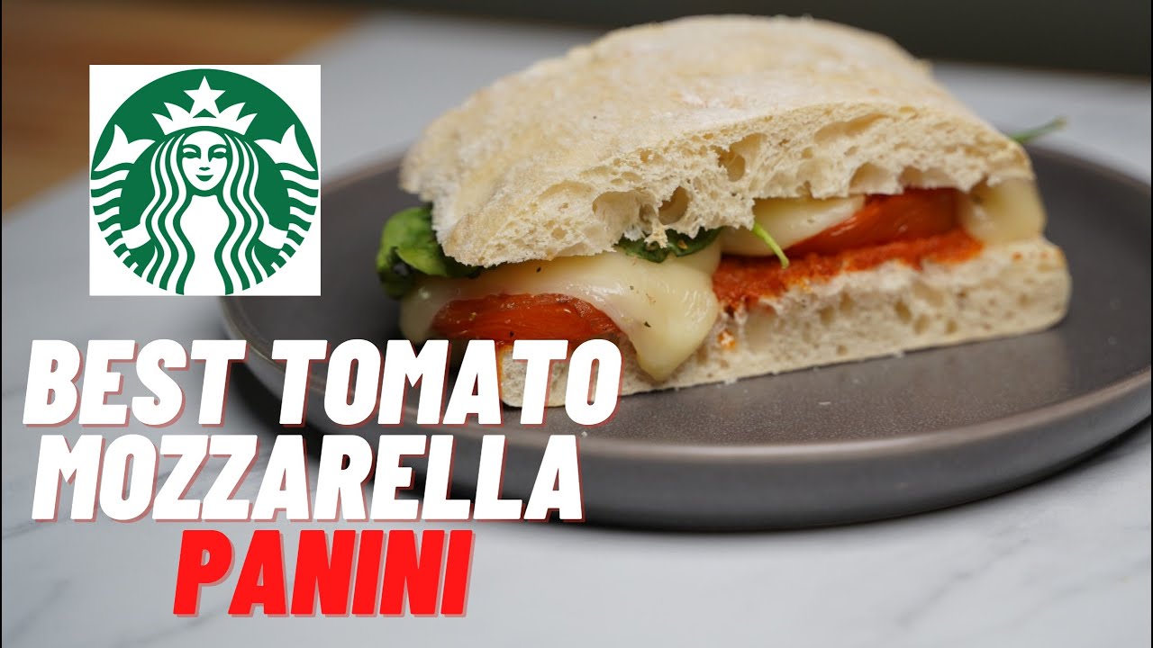 Make Starbucks Tomato and Mozzarella Panini | #learnwithsean