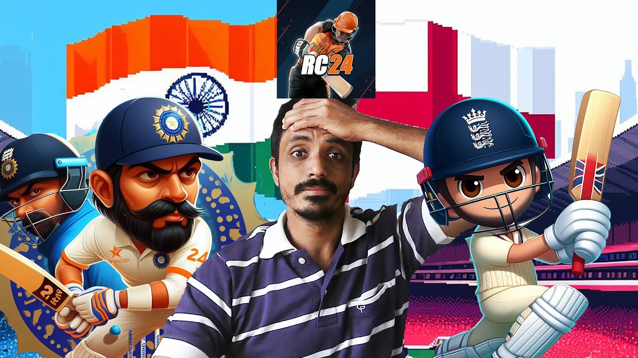 Is there any Supporter of Test Match? India vs England 1st Test Day 1 Tour Mode Real Cricket 24 Live