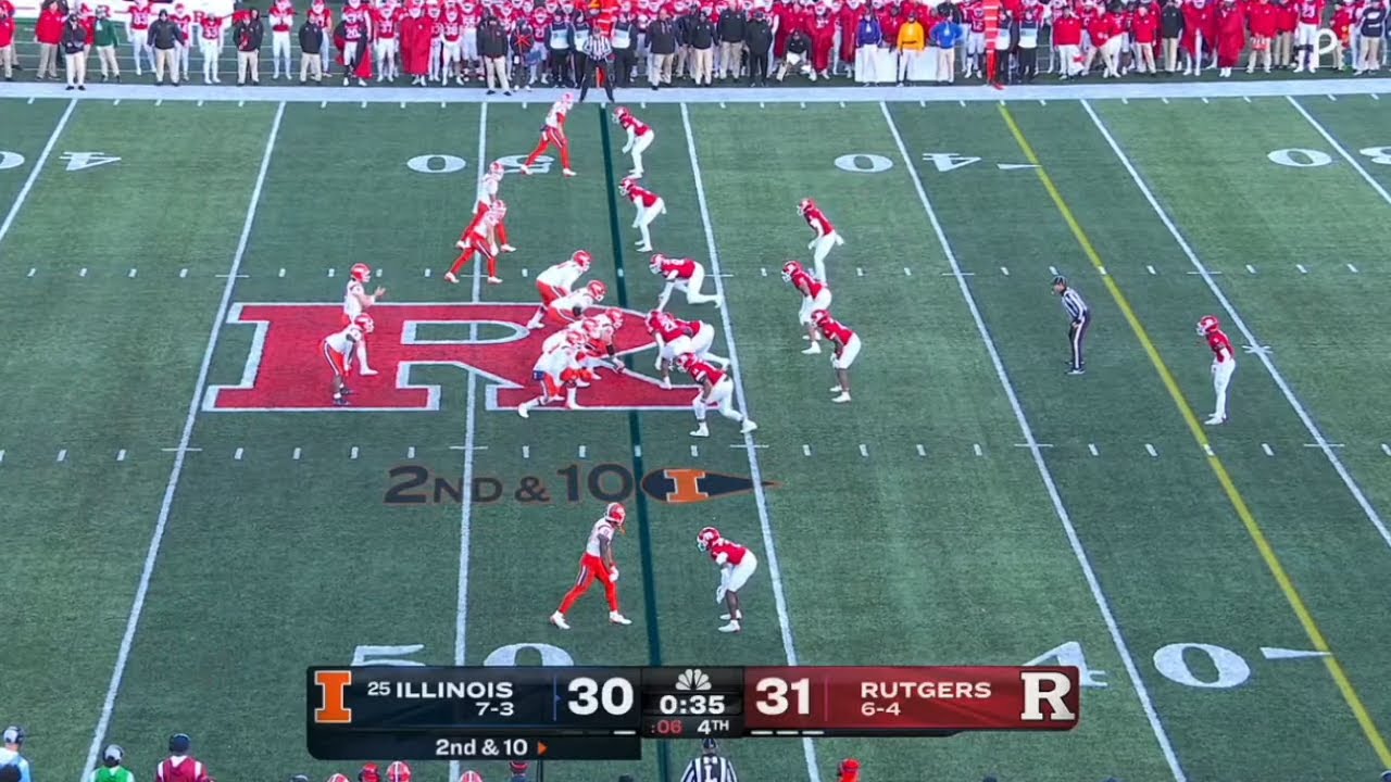 Illinois vs Rutgers Exciting Ending | 2024 College Football