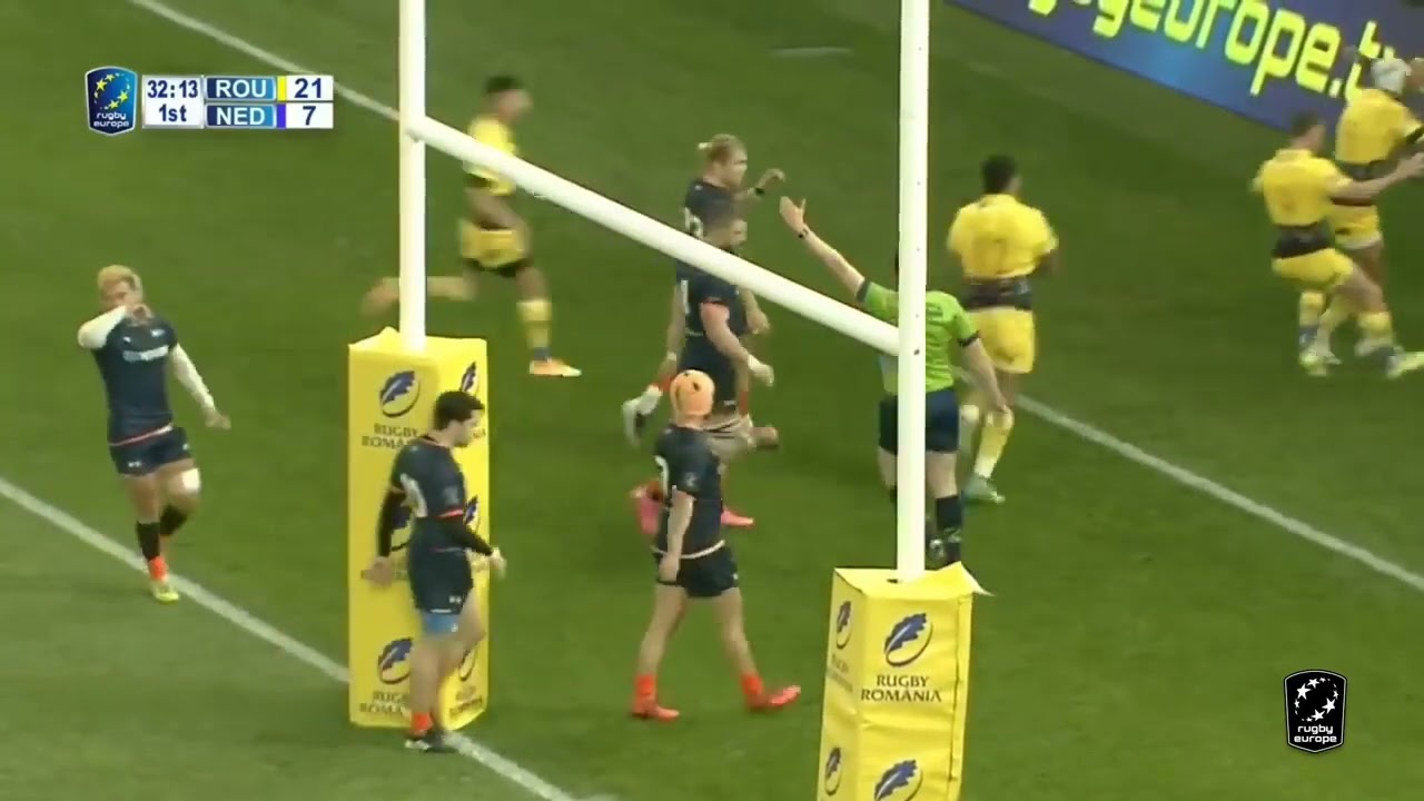 Roemeni&euml; v Nederland   Highlights Rugby Europe Championship 2021