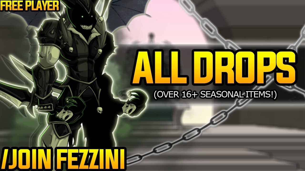 AQW - /JOIN FEZZINI (ALL Salvaza BOSS Drops & ALL Monster Drops) (SEASONAL) + ITEM Showcase!